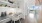 a kitchen with a dining table