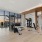 a gym with exercise equipment