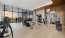 a gym with exercise equipment