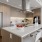 a kitchen with a large island
